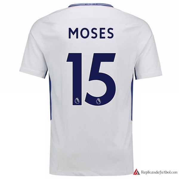 Camiseta Chelsea Segunda equipación Moses 2017-2018